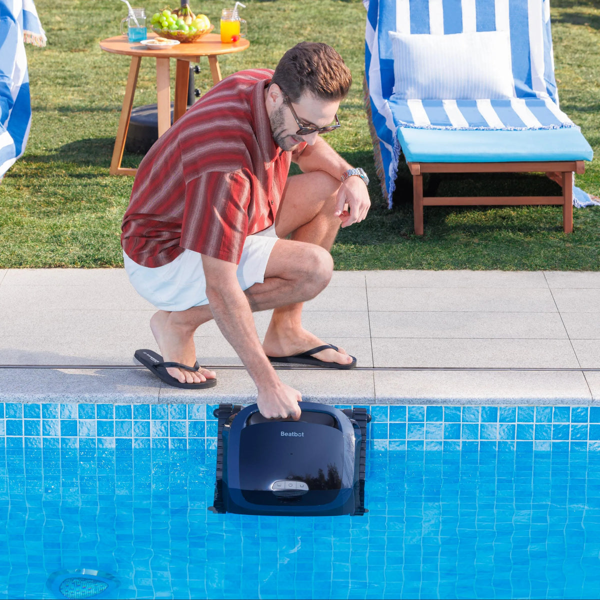Beatbot AquaSense 2 robotic pool cleaner, alternate view