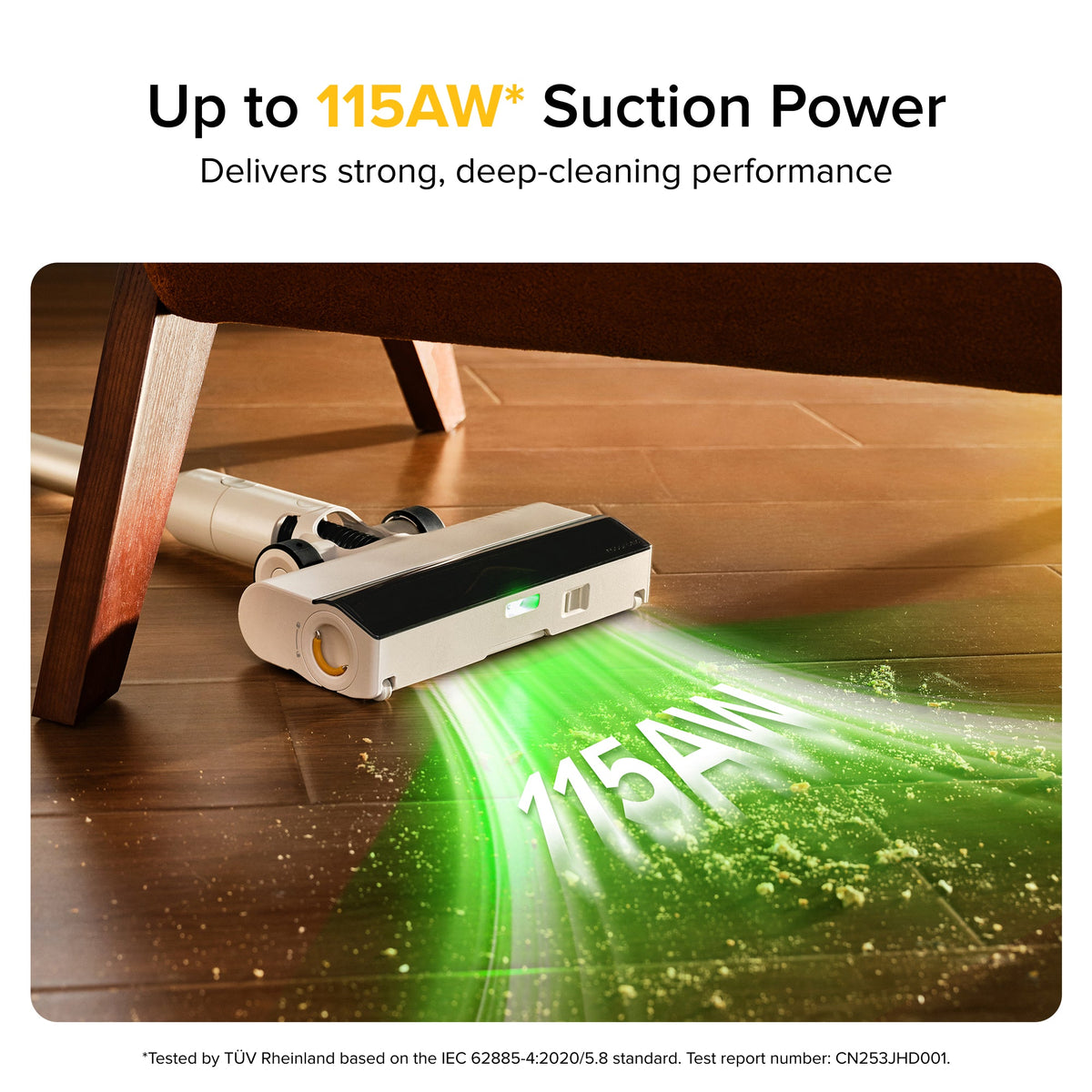 Roborock H60 cordless stick vacuum cleaner, alternate view