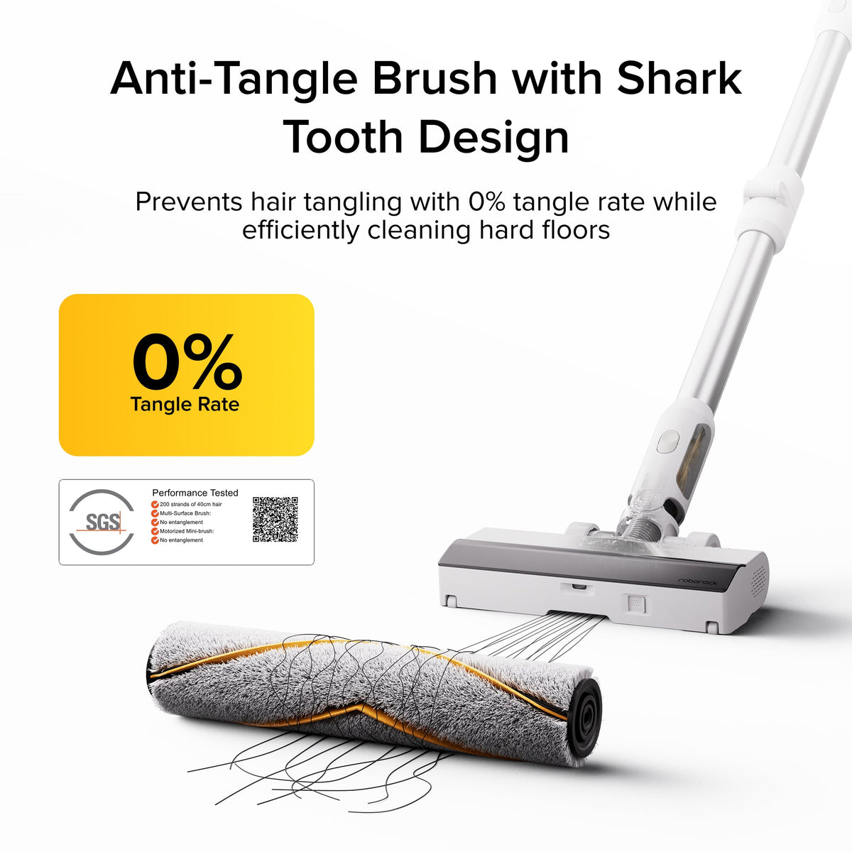 Roborock H60 cordless stick vacuum cleaner, detail view