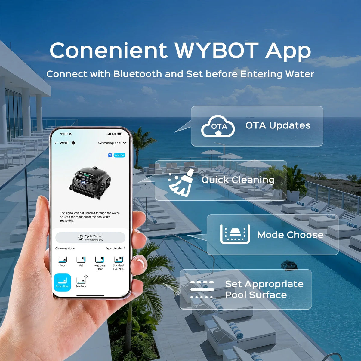 WYBOT B1 + F1 Complete Pool Care Bundle