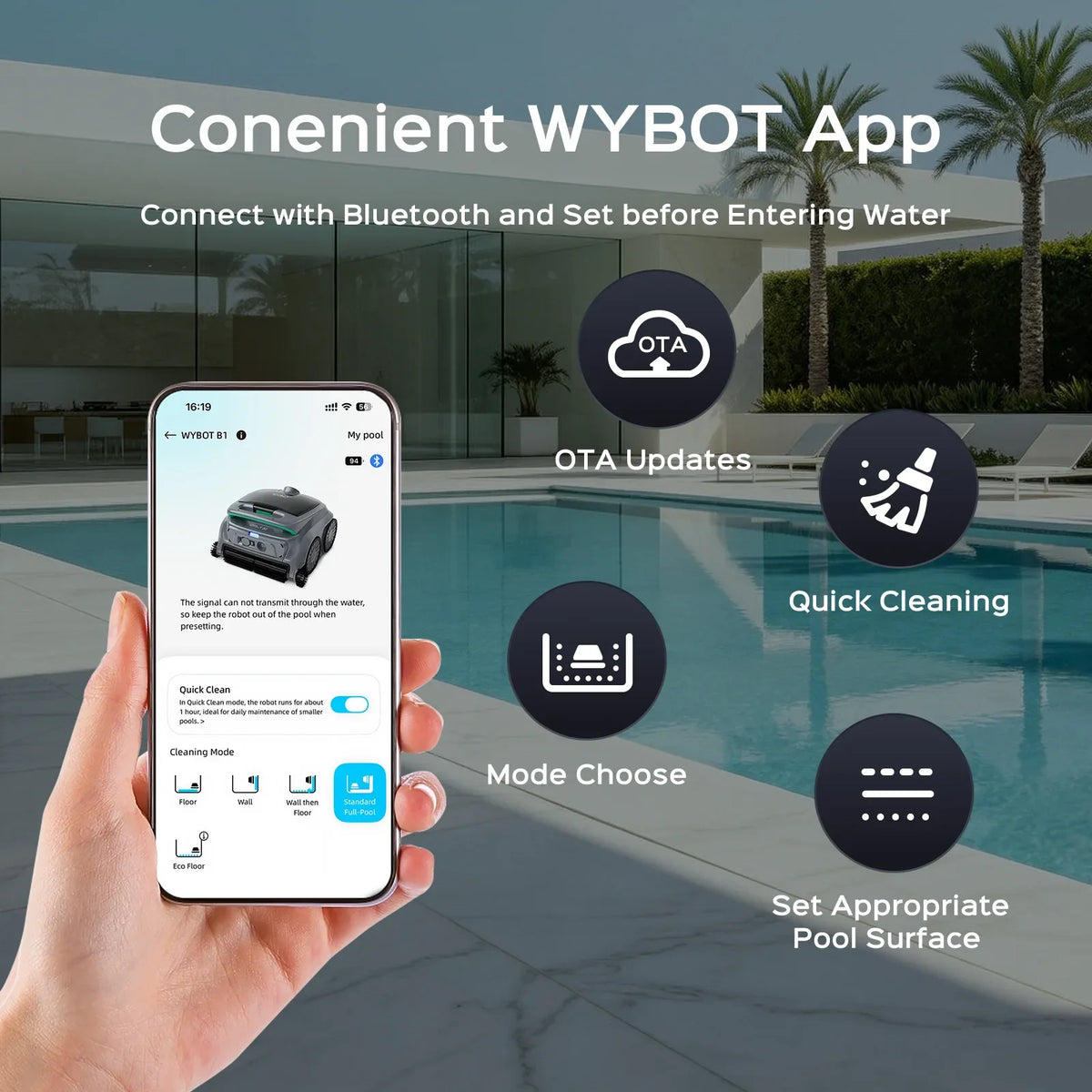 WYBOT B1 + F1 Complete Pool Care Bundle