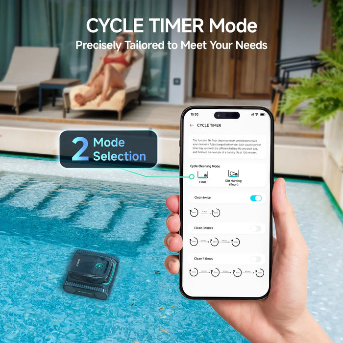 WYBOT M2 Vision Tech Cordless Robotic Pool Cleaner