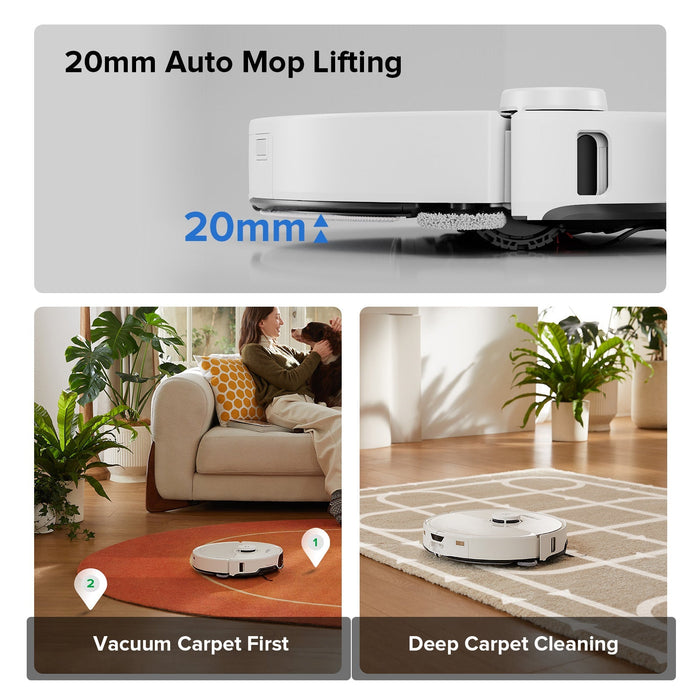Roborock S8 Max Ultra Robot Vacuum and Mop with 8-in-1 RockDock Ultra