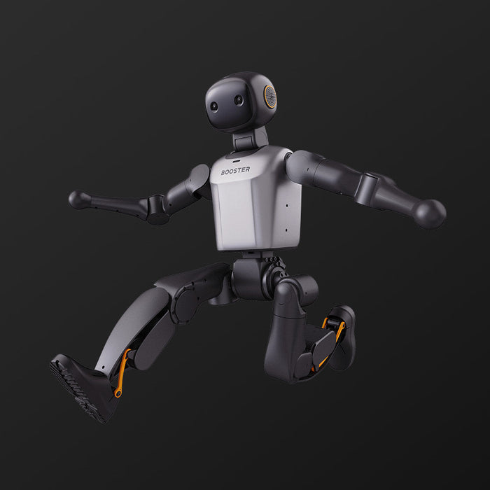 Booster K1 humanoid robot in a running pose