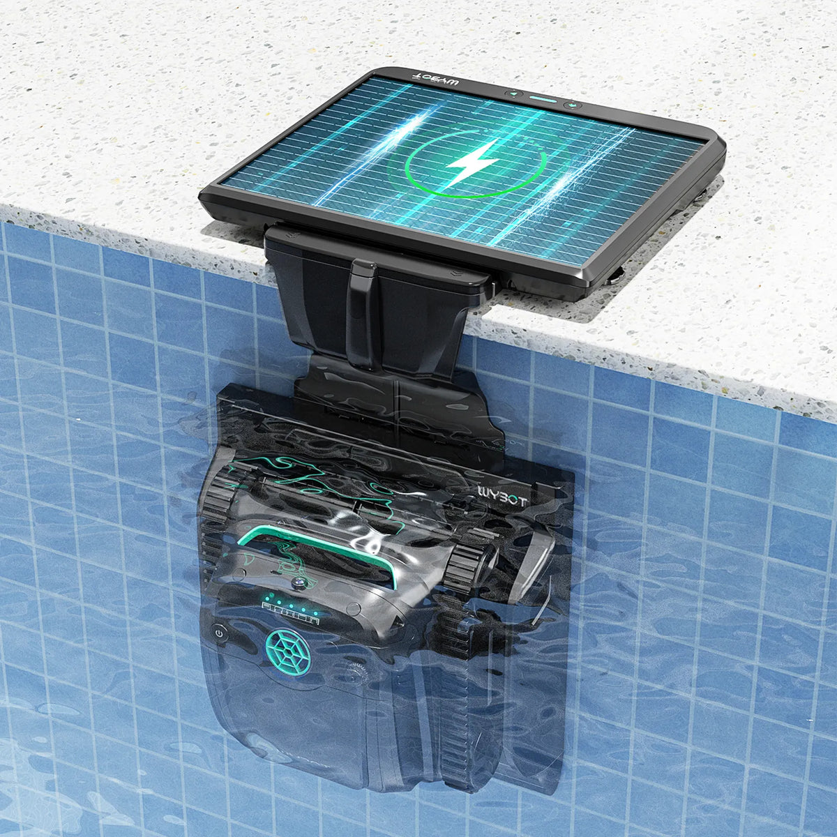 WYBOT S2 Solar Vision + F1 Complete Pool Care Bundle