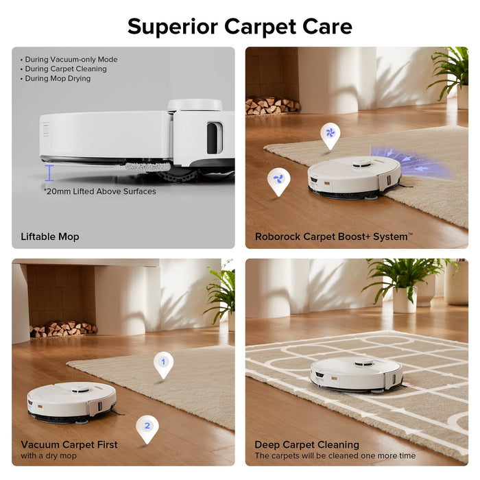 Roborock S8 Max Ultra Robot Vacuum and Mop with Refill & Drainage System