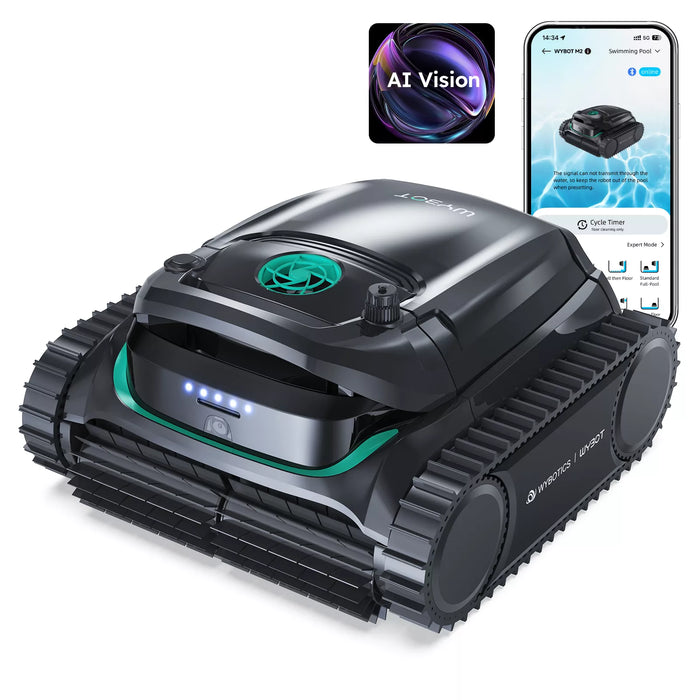 WYBOT M2 Vision Tech Cordless Robotic Pool Cleaner