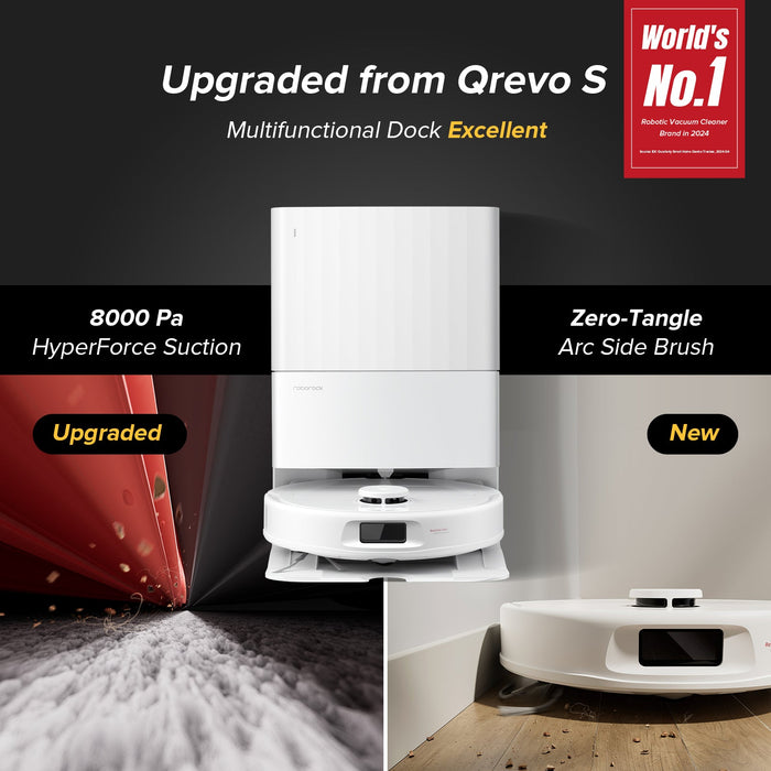 Roborock QV 35A Robot Vacuum with Multifunctional Dock