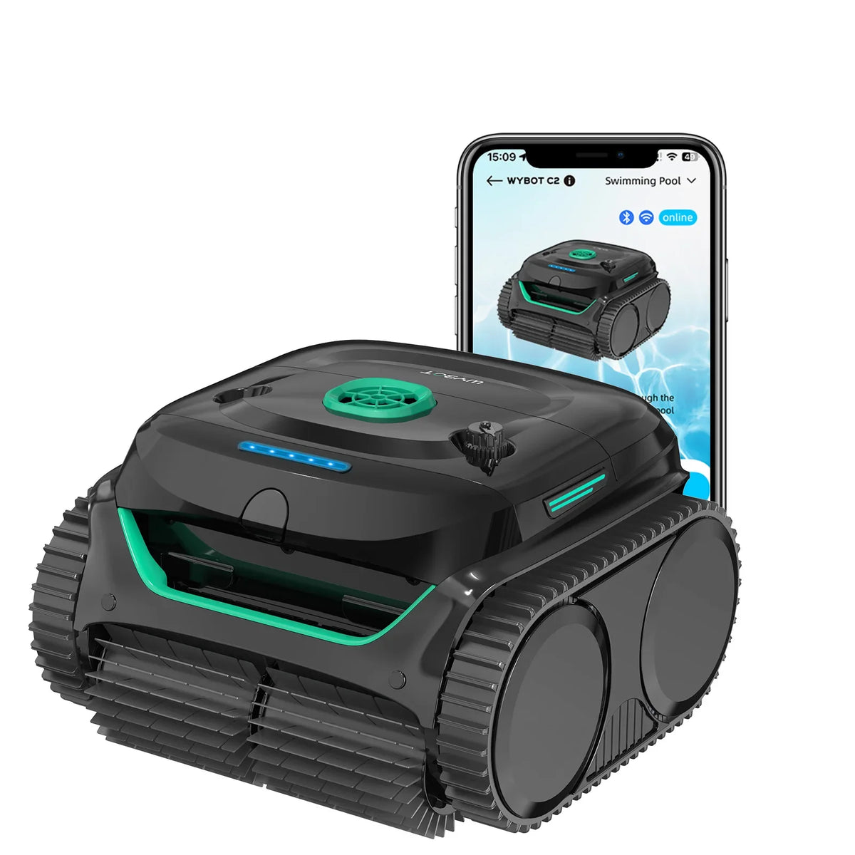 WYBOT C2 + F1 Complete Pool Care Bundle