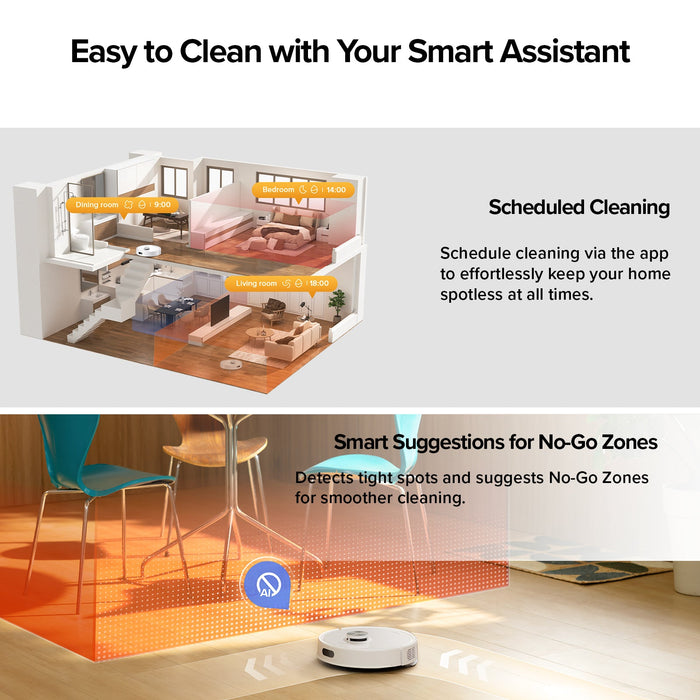 Roborock Q7 M5+ Robot Vacuum and Mop with Auto-Empty Dock