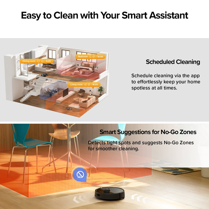 Roborock Q7 M5+ Robot Vacuum and Mop with Auto-Empty Dock