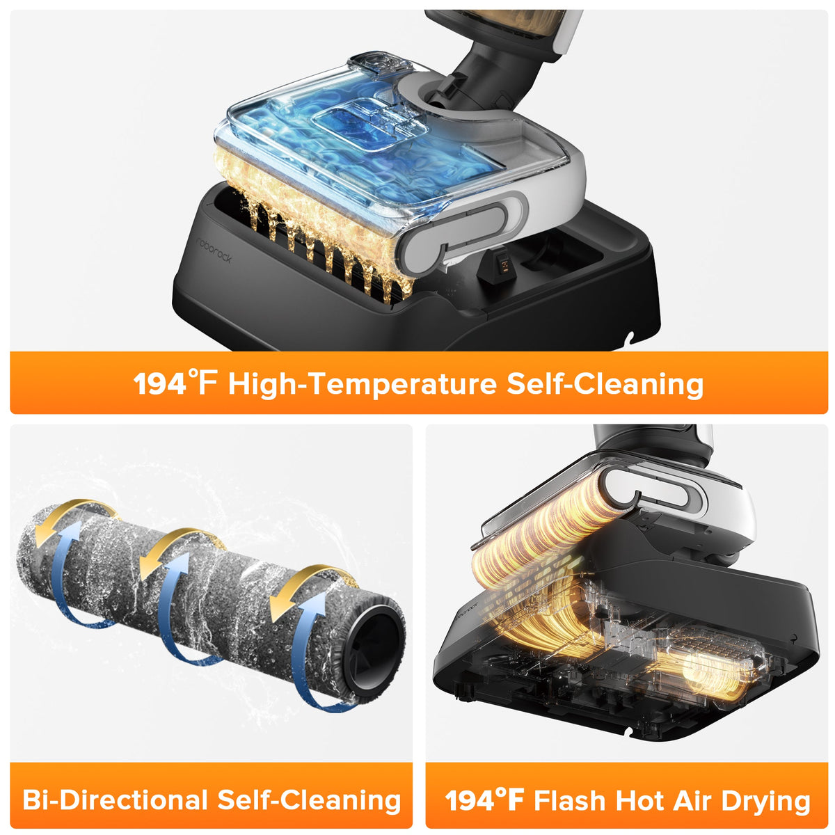 Roborock F25 and F25 LT wet and dry vacuum cleaner, alternate view