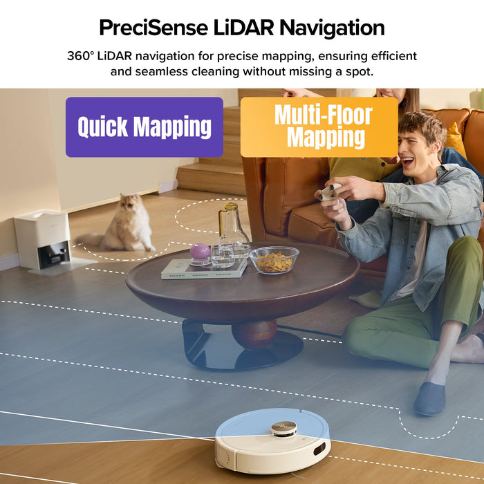 Roborock Q7 M5+ Robot Vacuum and Mop with Auto-Empty Dock