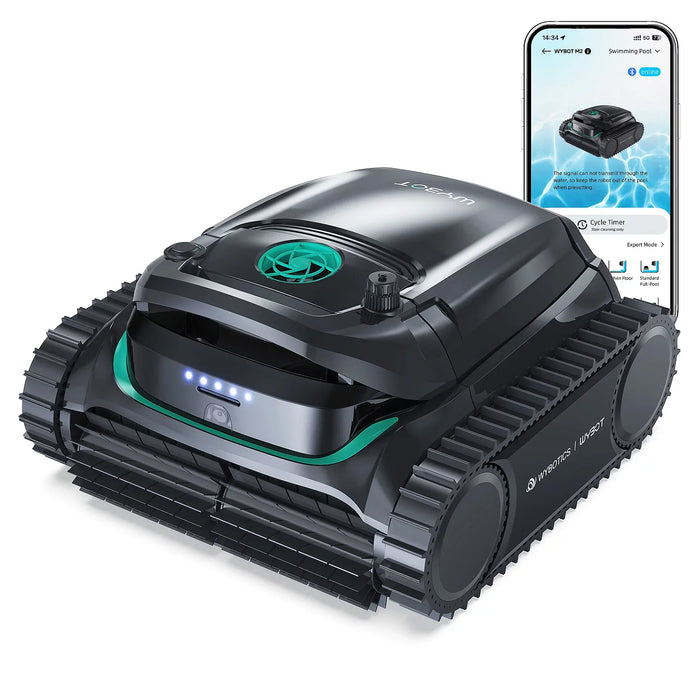 WYBOT M2 Vision Tech Cordless Robotic Pool Cleaner