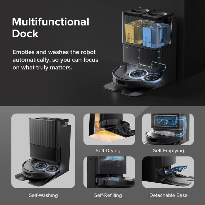 Roborock Qrevo S Robot Vacuum with Multifunctional Dock