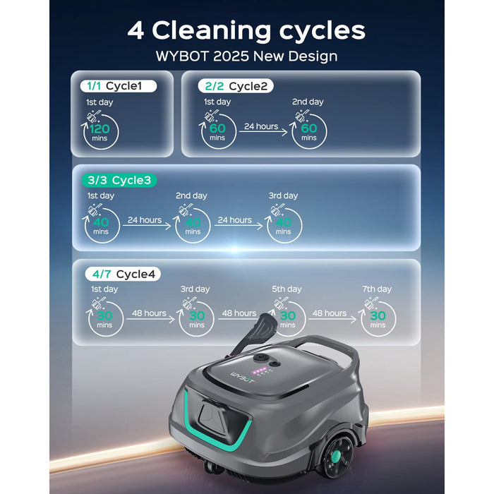 WYBOT A1 Cordless Robotic Pool Cleaner