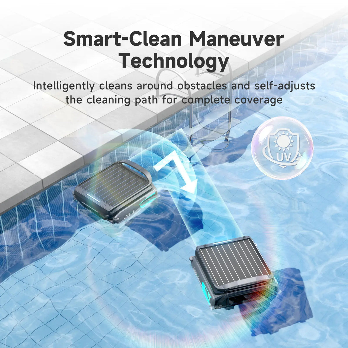 WYBOT F1 Pool Skimmer Solar Powered Robotic Cleaner