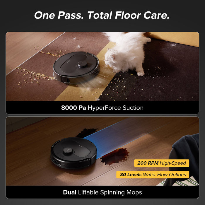 Roborock QV 35A Robot Vacuum with Multifunctional Dock