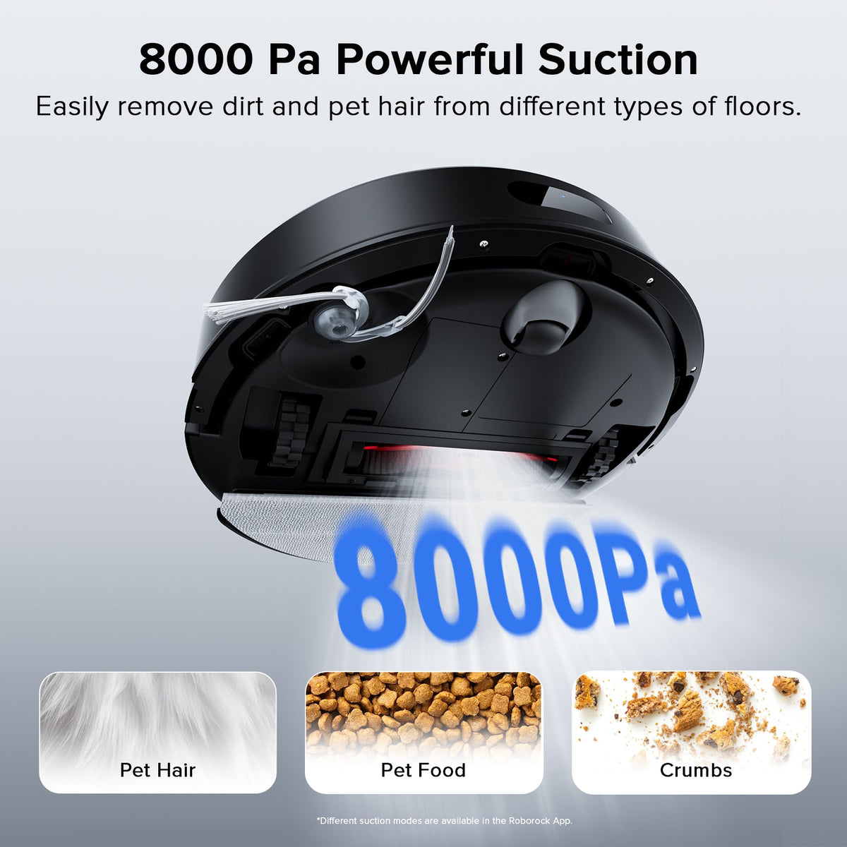 Roborock Q7 L5 robot vacuum and mop, detail view