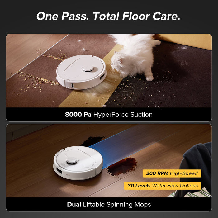 Roborock QV 35A Robot Vacuum with Multifunctional Dock