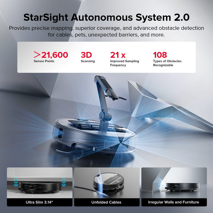 Roborock Saros Z70 Robot Vacuum with OmniGrip Mechanical Arm