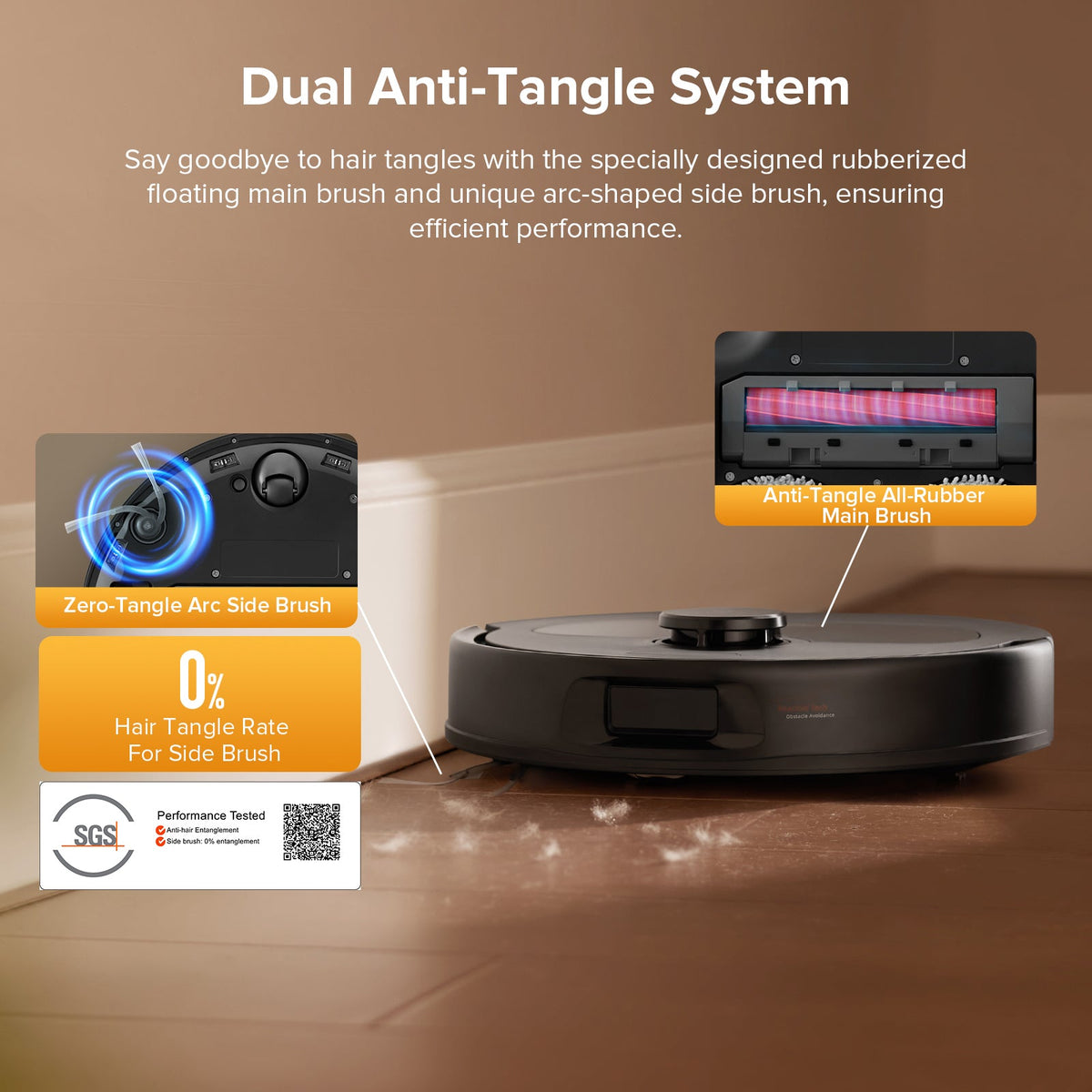 Roborock QV 35S Robot Vacuum with Multifunctional Dock