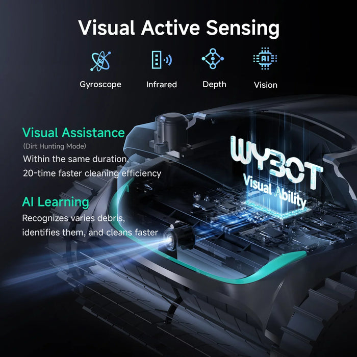 WYBOT M2 Vision Tech Cordless Robotic Pool Cleaner