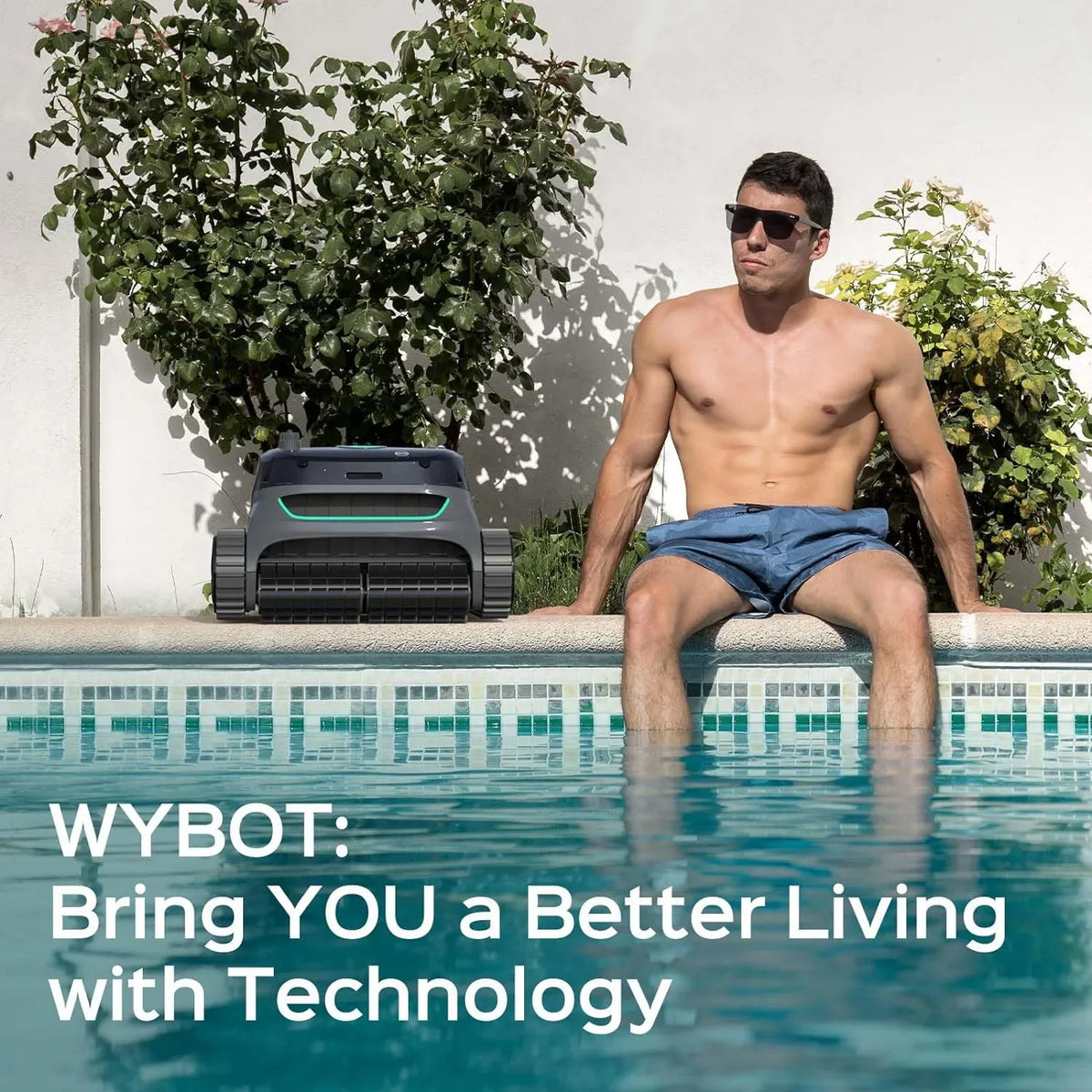 WYBOT S2 + F1 Complete Pool Care Bundle
