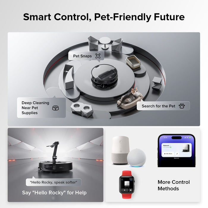 Roborock Saros Z70 Robot Vacuum with OmniGrip Mechanical Arm