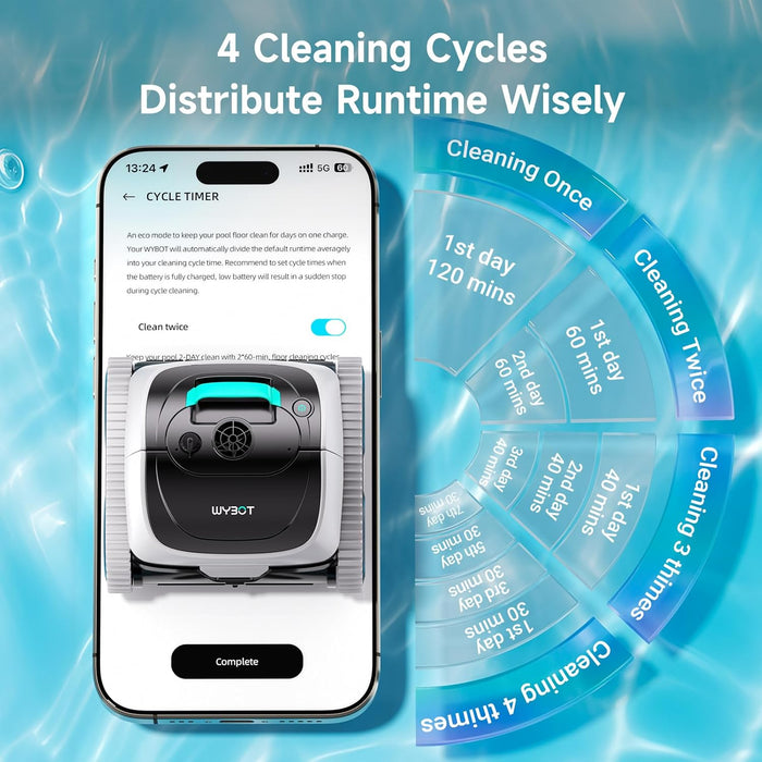 WYBOT C1 Cordless Robotic Pool Cleaner