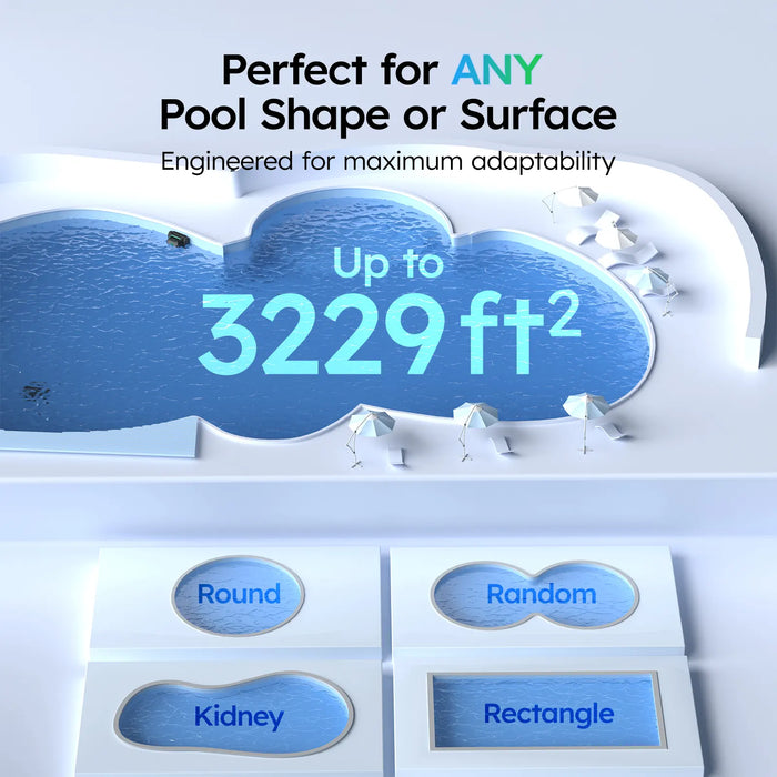 WYBOT S2 Solar Robotic Pool Cleaner with Solar-Powered Charging Dock