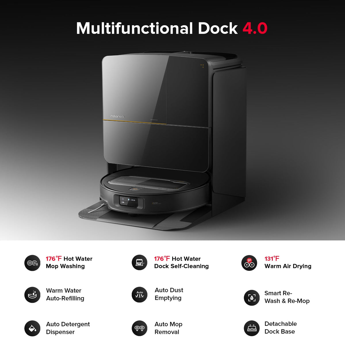 Roborock Saros Z70 Robot Vacuum with OmniGrip™ Mechanical Arm