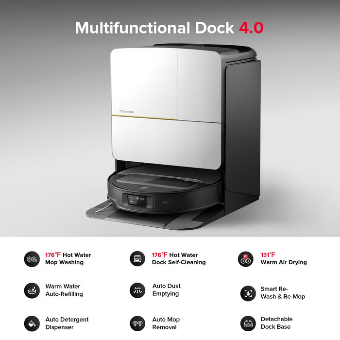 Roborock Saros Z70 Robot Vacuum with OmniGrip Mechanical Arm