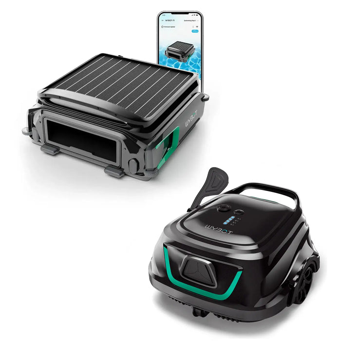 WYBOT A1 cordless pool cleaner and F1 pool skimmer bundle