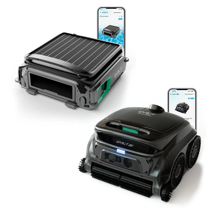 WYBOT B1 cordless pool cleaner and F1 pool skimmer bundle