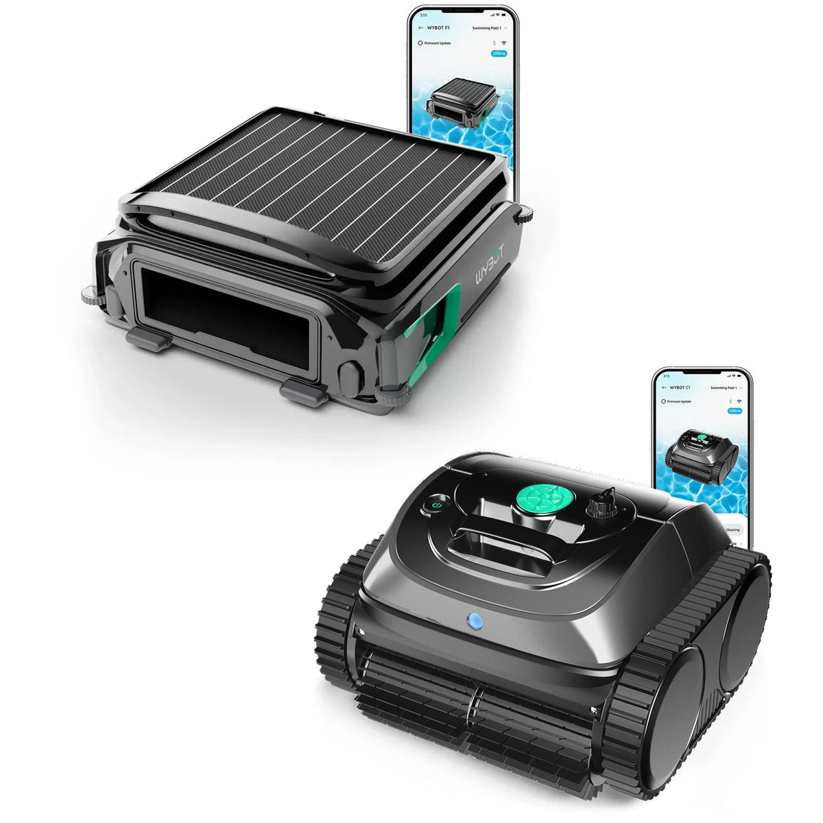 WYBOT C1 + F1 Complete Pool Care Bundle