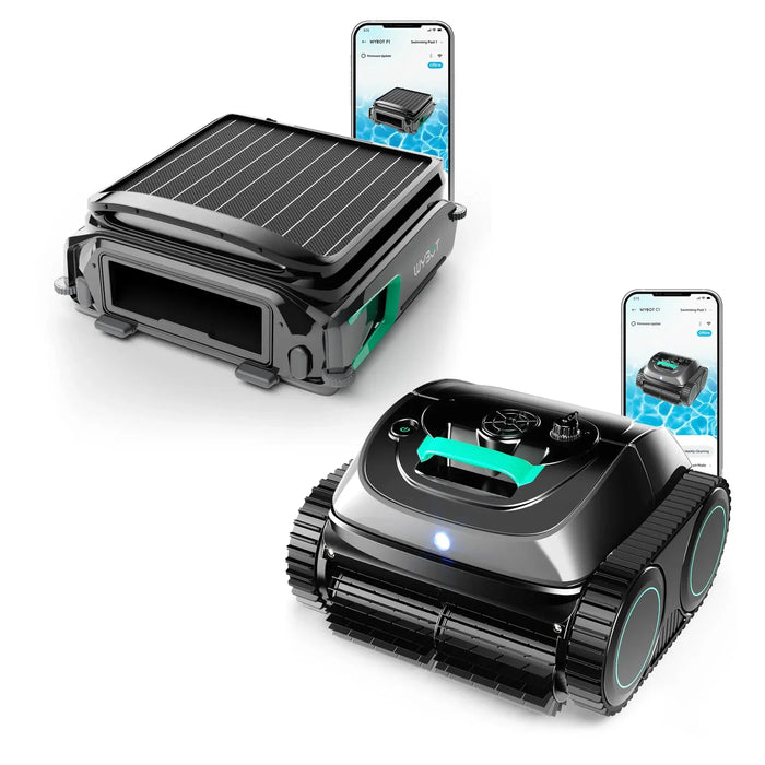 WYBOT C1 cordless pool cleaner and F1 pool skimmer bundle