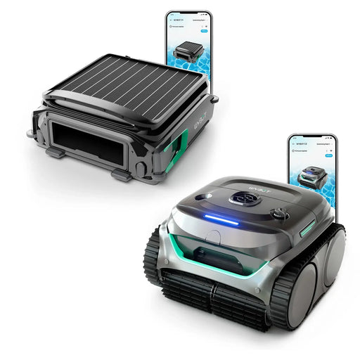 WYBOT C2 cordless pool cleaner and F1 pool skimmer bundle