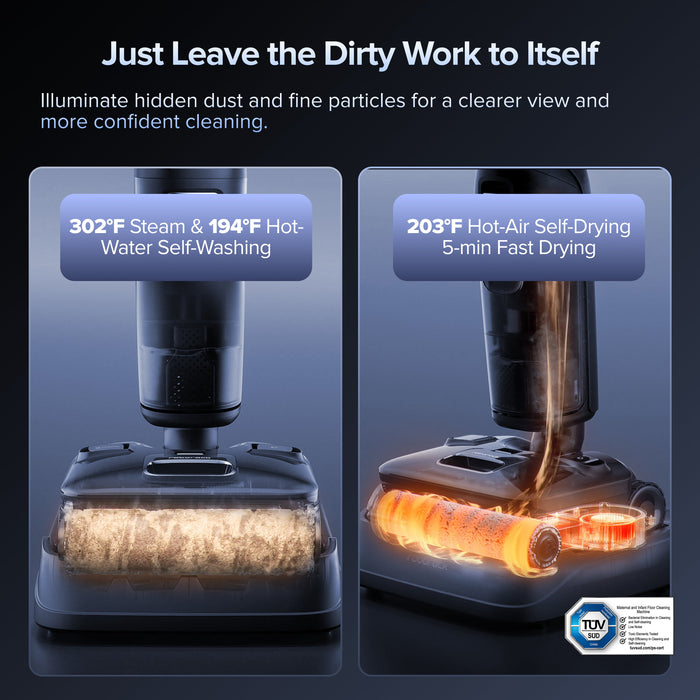 Roborock F25 Ultra Wet & Dry Vacuum with Steam and Hot Water Cleaning