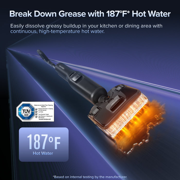 Roborock F25 Ultra Wet & Dry Vacuum with Steam and Hot Water Cleaning