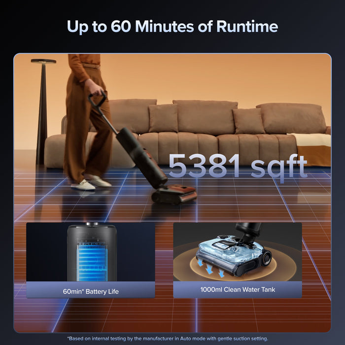 Roborock F25 Ultra Wet & Dry Vacuum with Steam and Hot Water Cleaning