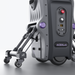 Close-up of the AceiiLab A1 chassis, legs and omni-directional wheels