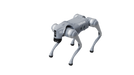 Unitree Go2 EDU quadruped robot, three-quarter view