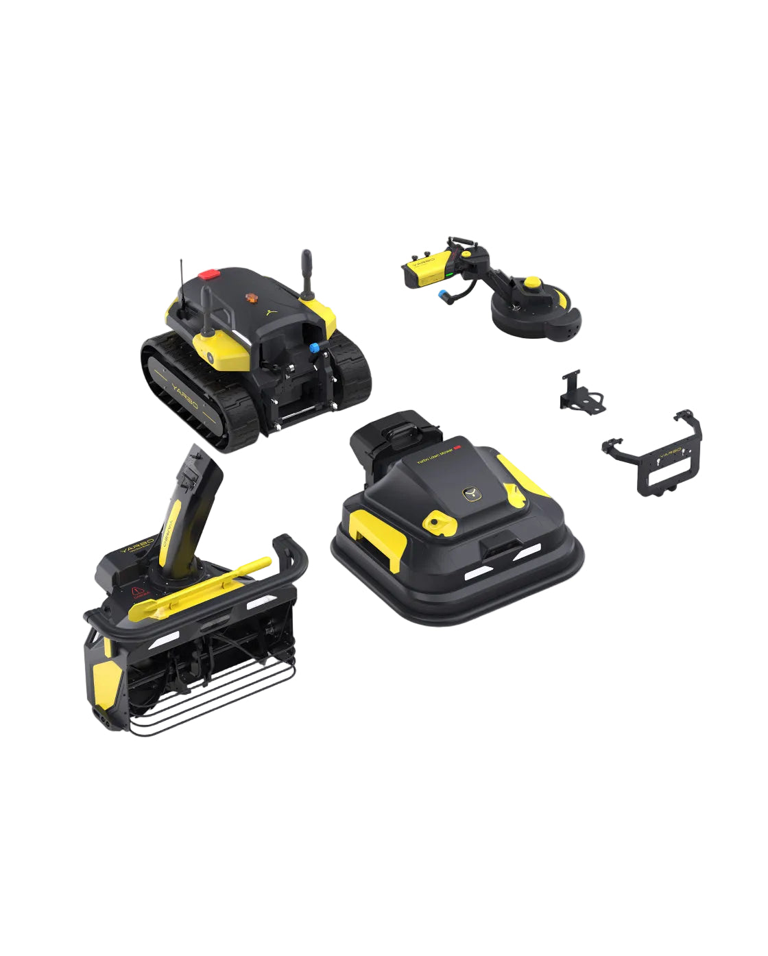 Y-Series Lawn Mower Pro + Snow Blower + Trimmer configuration reference 1; Y-Series configuration reference