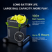 Acemate S10 Pro five-hour battery and 100-ball capacity