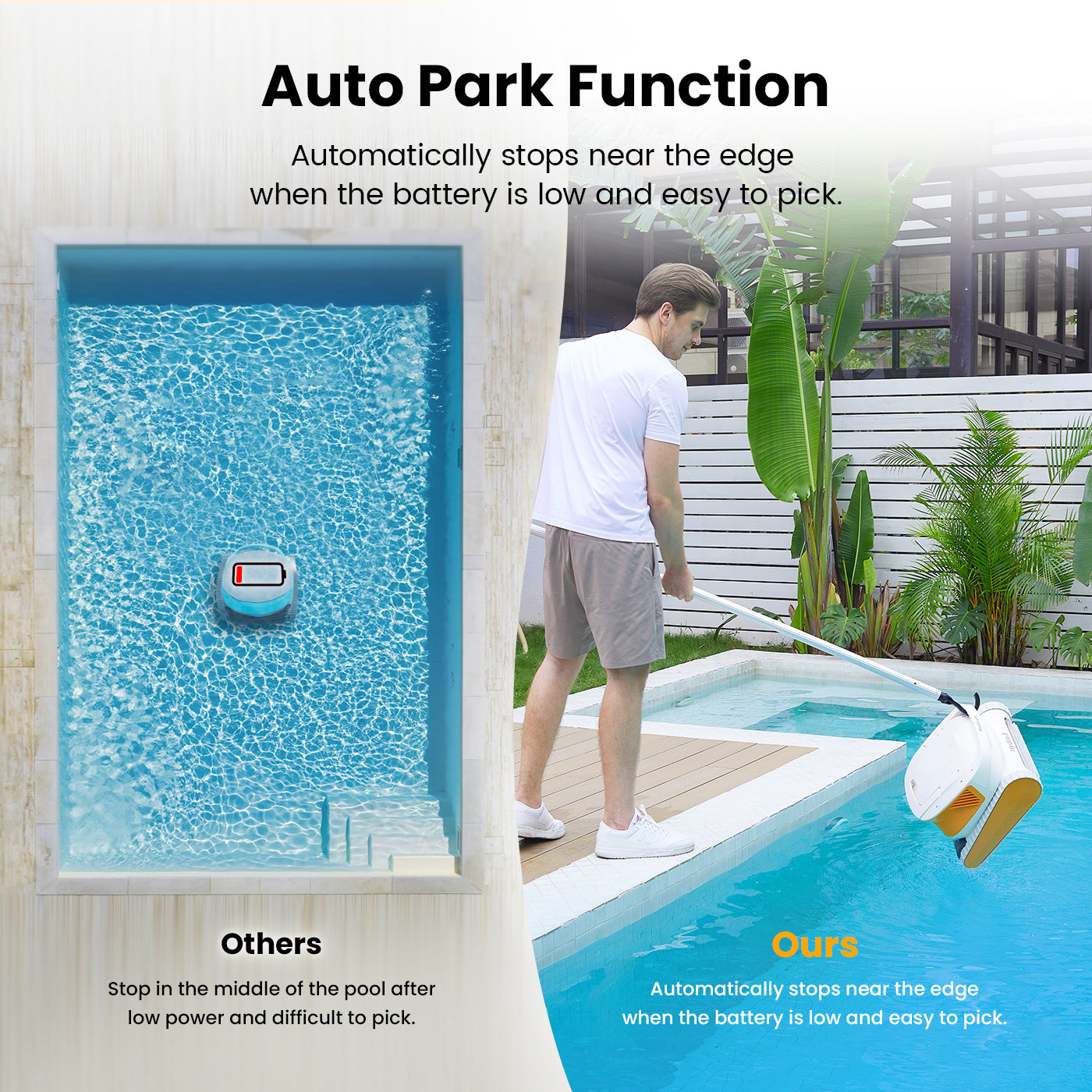 Stops Near the Edge Automatically