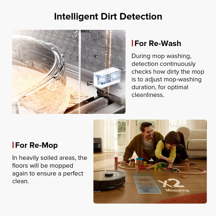 Roborock S8 Max Ultra Robot Vacuum and Mop with 8-in-1 RockDock Ultra