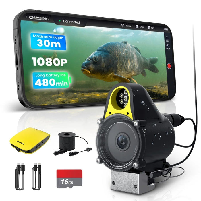 CanFish CF1 live underwater fishing camera in use