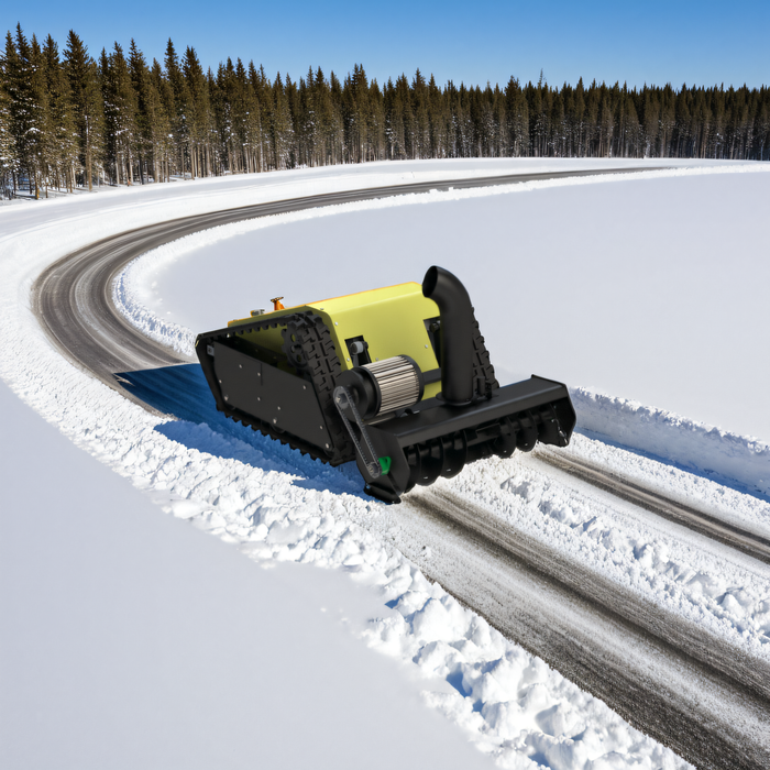 Smart Robotic Snow Blower – Remote Control