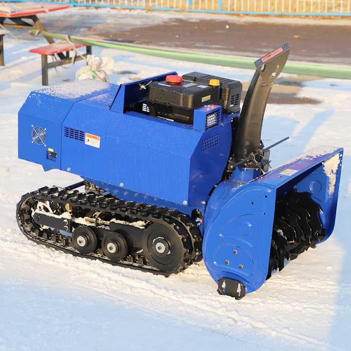 Robotic Snow Blower – Remote Controlled Crawler for Snow Blowing